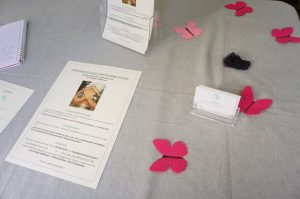 Marika Dauvergne, thérapeute holistique, au Salon bio équitable et solidaire de Dijon